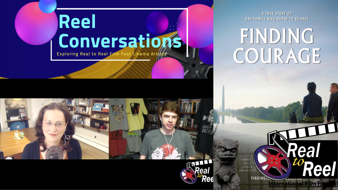 Real Conversations with Kay Rubacek (Writer/Director for Finding Courage) Poster