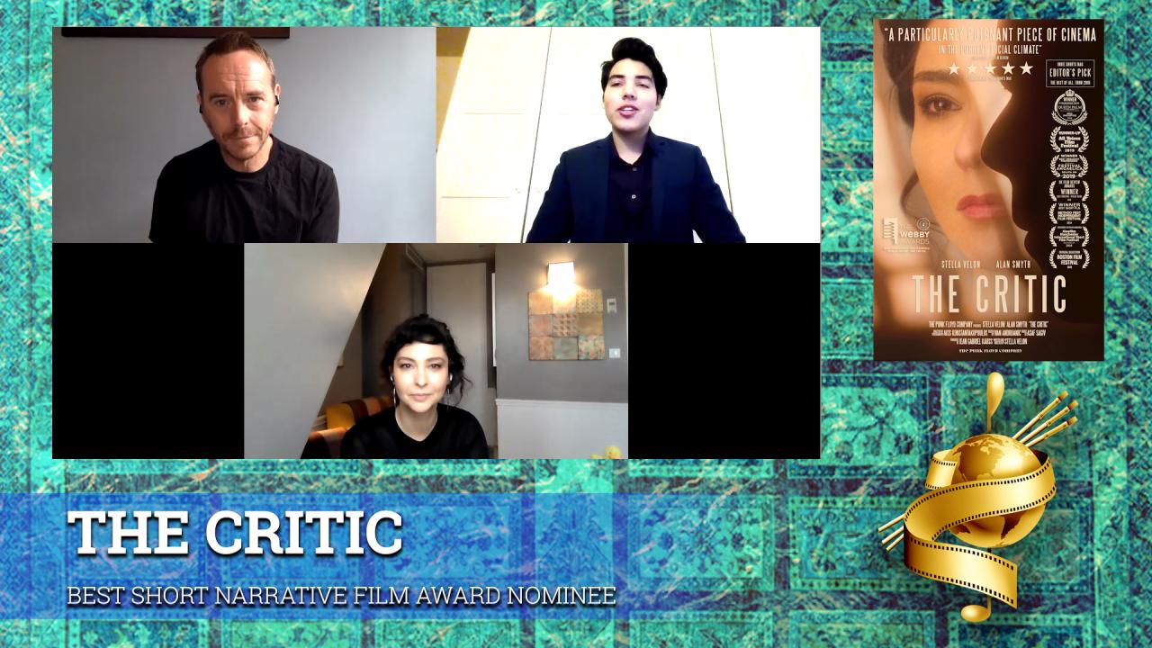 Festival Q&A - Short film THE CRITIC (USA) Poster