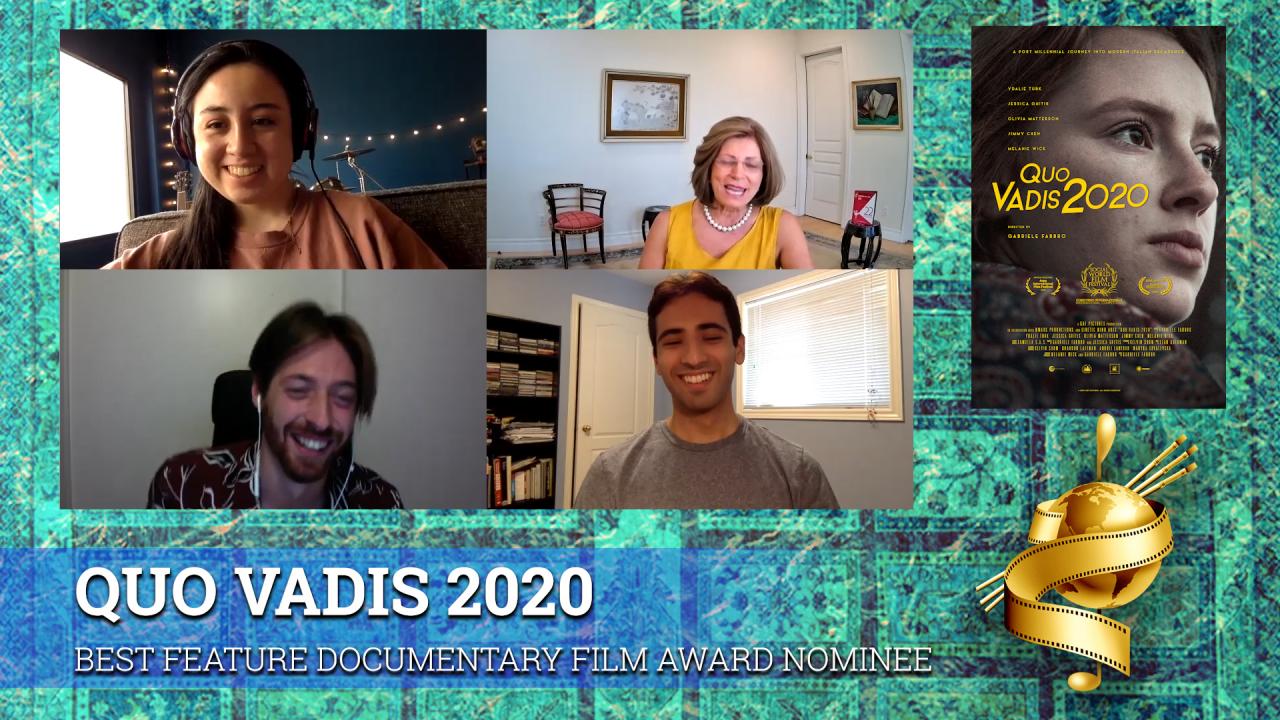 Festival Q&A - Documentary film QUO VADIS 2020 (USA) Poster
