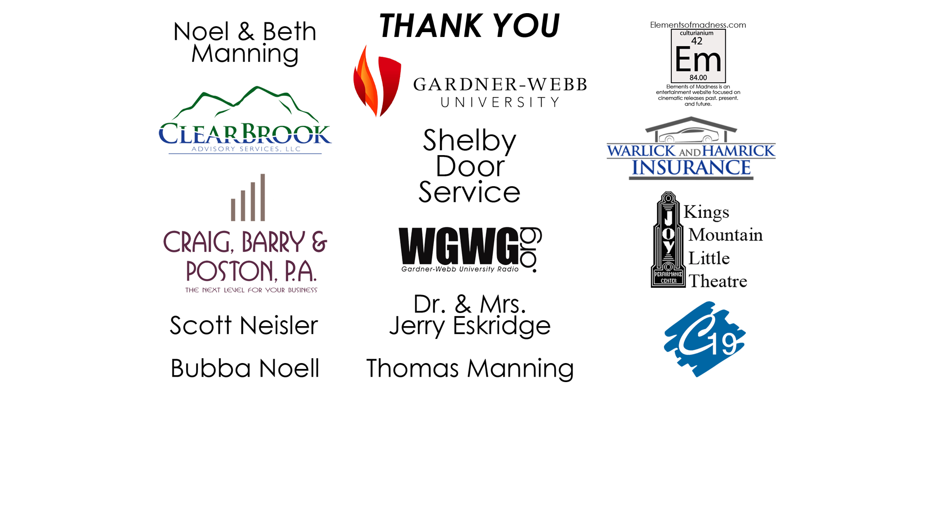 Signature partner logos